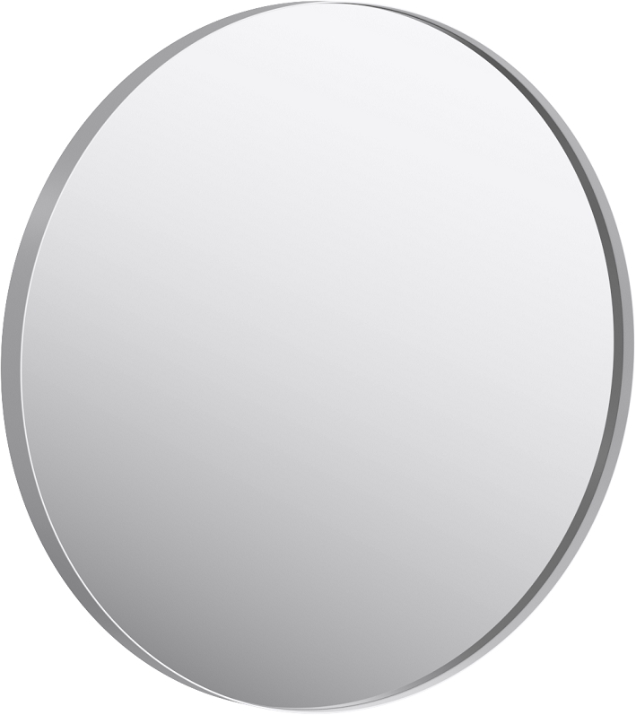 Зеркало Aqwella RM 80 белое, в металлической раме