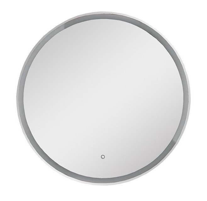 Зеркало ASB-Woodline Марика 80 белое, круглое