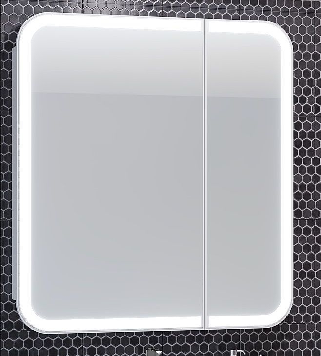 Зеркало-шкаф Opadiris Элеганс 90 с подсветкой