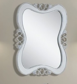 Зеркало Tessoro Joli 60 перламутр с серебром
